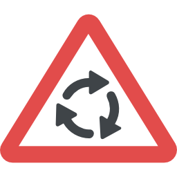 Traffic sign icon