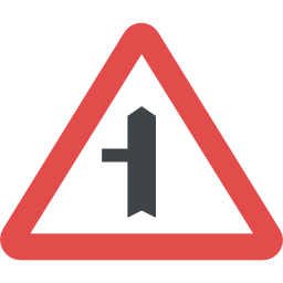 Traffic sign icon