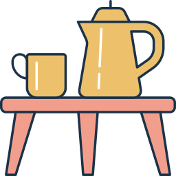 Coffee table icon