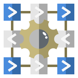 diagramma di flusso icona