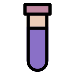 tubo de ensaio Ícone