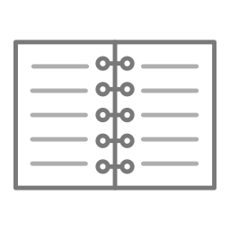 caderno Ícone