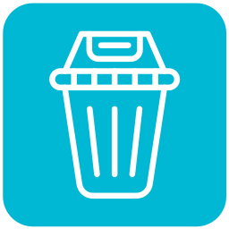 Recycling bin icon