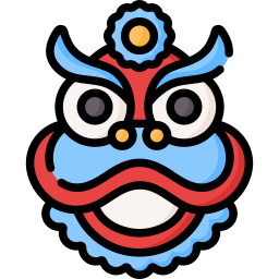 Lion dance icon