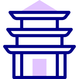 Chinese temple icon