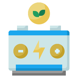 Eco battery icon