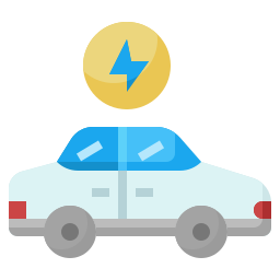 Electric car icon