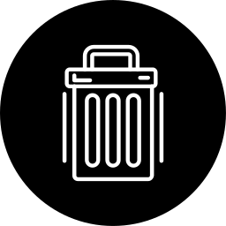 Trash can icon