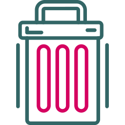 Trash can icon