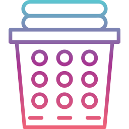 Laundry basket icon