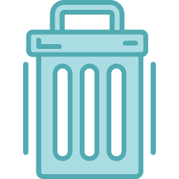 Trash can icon