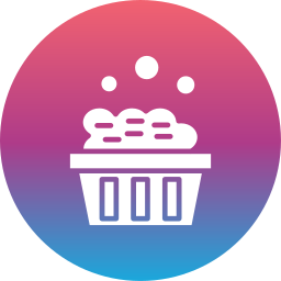 Laundry basket icon