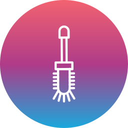 Toilet brush icon