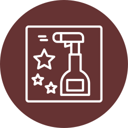 Cleaning spray icon