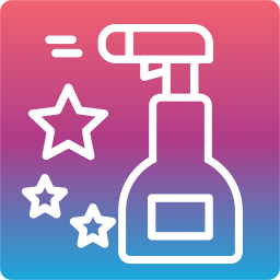 Cleaning spray icon