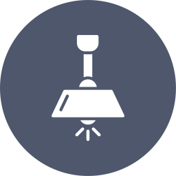 Ceiling lamp icon