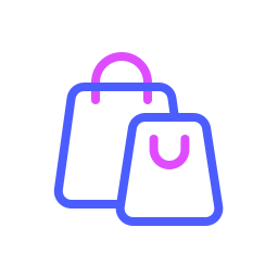 Shopping bags icon