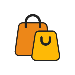 Shopping bags icon