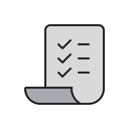 Shopping list icon