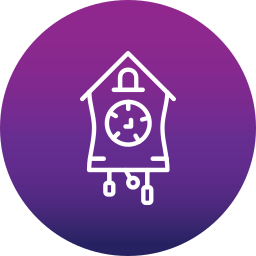 Cuckoo clock icon