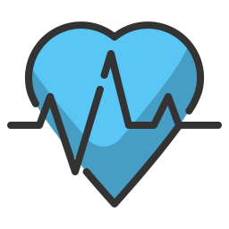 Heart beat icon