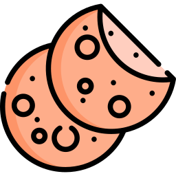 Pita bread icon