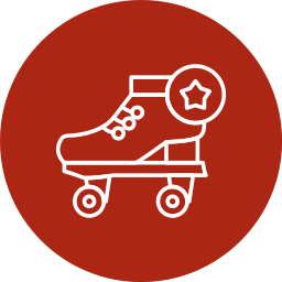 Roller skates icon