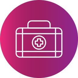 First aid kit icon