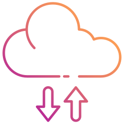 Cloud sync icon