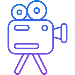 Movie camera icon