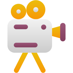 Movie camera icon