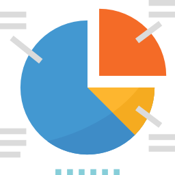 diagramme circulaire Icône