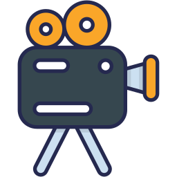 Movie camera icon