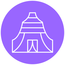 Refugee camp icon