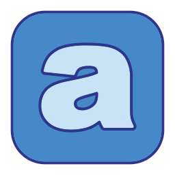 Letter a icon