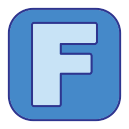 Letter f icon