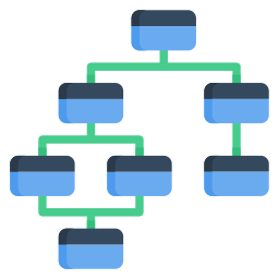 struktura hierarchiczna ikona