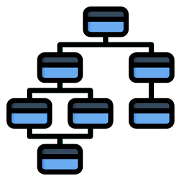 struktura hierarchiczna ikona