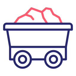 Mining cart icon