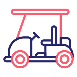 Golf cart icon