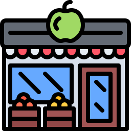 Fruit shop icon