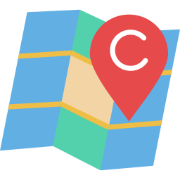 Map locator icon