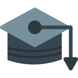 Graduation cap icon