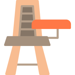 Desk chair icon