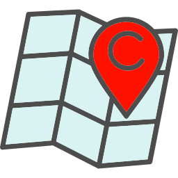 Map locator icon