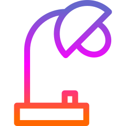 Desk lamp icon