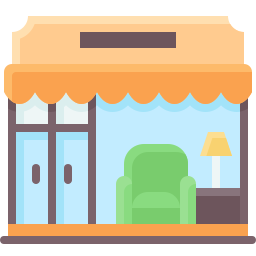 Furniture store icon