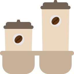 Coffee cups icon