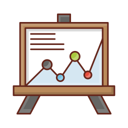 graphique analytique Icône