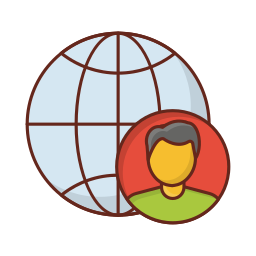 globales netzwerk icon